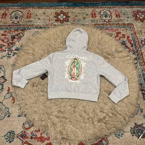 NWT Ed Hardy Virgin Mary Hoodie size large